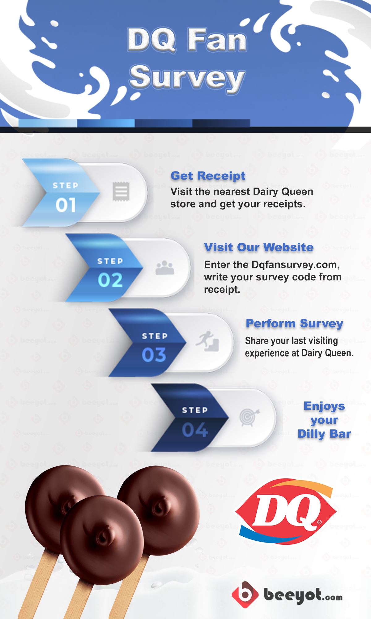 Dqfansurvey Get A Free Dilly Bar Coupon Through Dq Survey