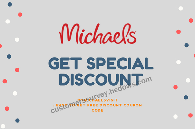 MyMichaelsVisit get special discount