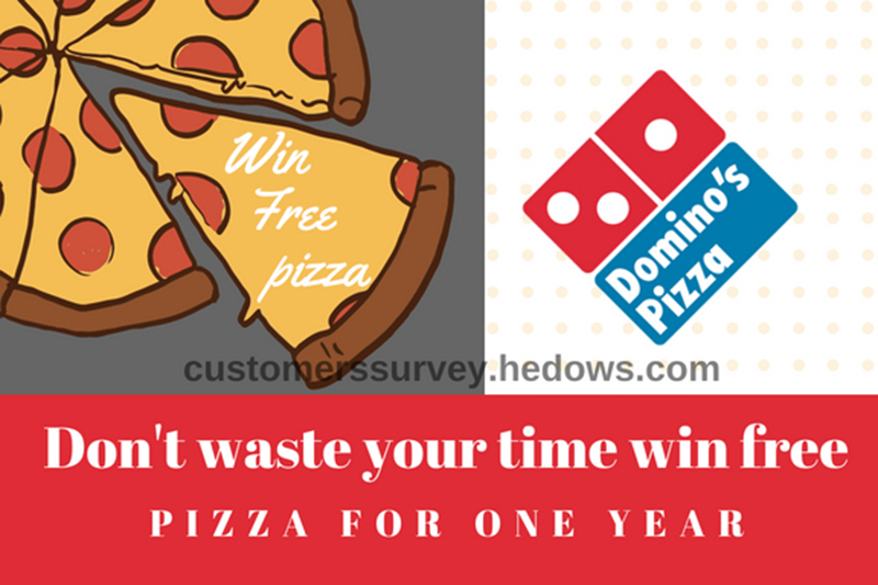 dominos survey win free pizza